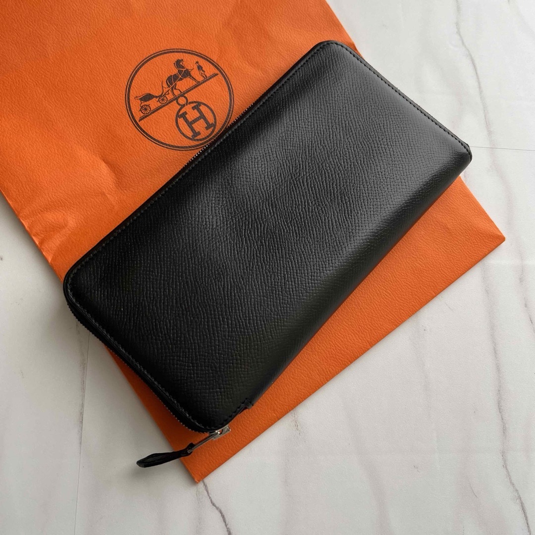 999 極上美品 HERMES エルメス アザップ シルクイン 長財布