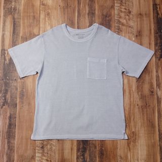 バックナンバー(BACK NUMBER)のMサイズ 半袖カットソー バックナンバー メンズ 古着 グレー MB10(Tシャツ/カットソー(半袖/袖なし))