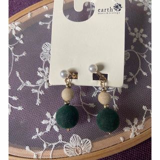 新品❤かわいい グリーン系 ピアス(ピアス)