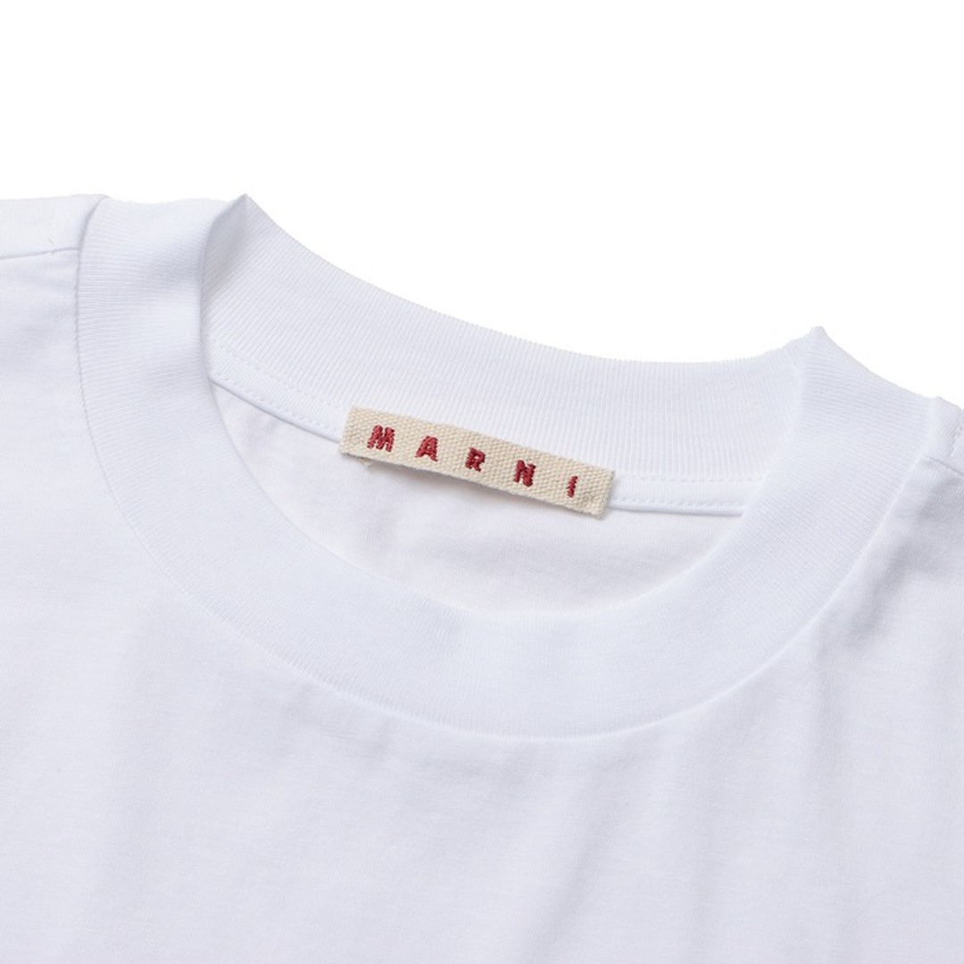 Marni(マルニ)のマルニ MARNI ロゴプリント Tシャツ オーバーフィット 半袖 2024年春夏新作 THJET49EPH USCS11 L4W01 レディースのトップス(Tシャツ(半袖/袖なし))の商品写真