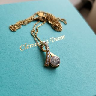 美品》SWAROVSKI ロングネックレス ボール シルバー ストーン