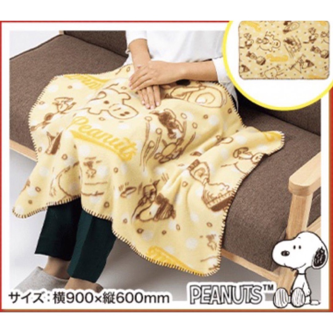 SNOOPY(スヌーピー)のスヌーピー×AOKI ブランケット エンタメ/ホビーのコレクション(ノベルティグッズ)の商品写真