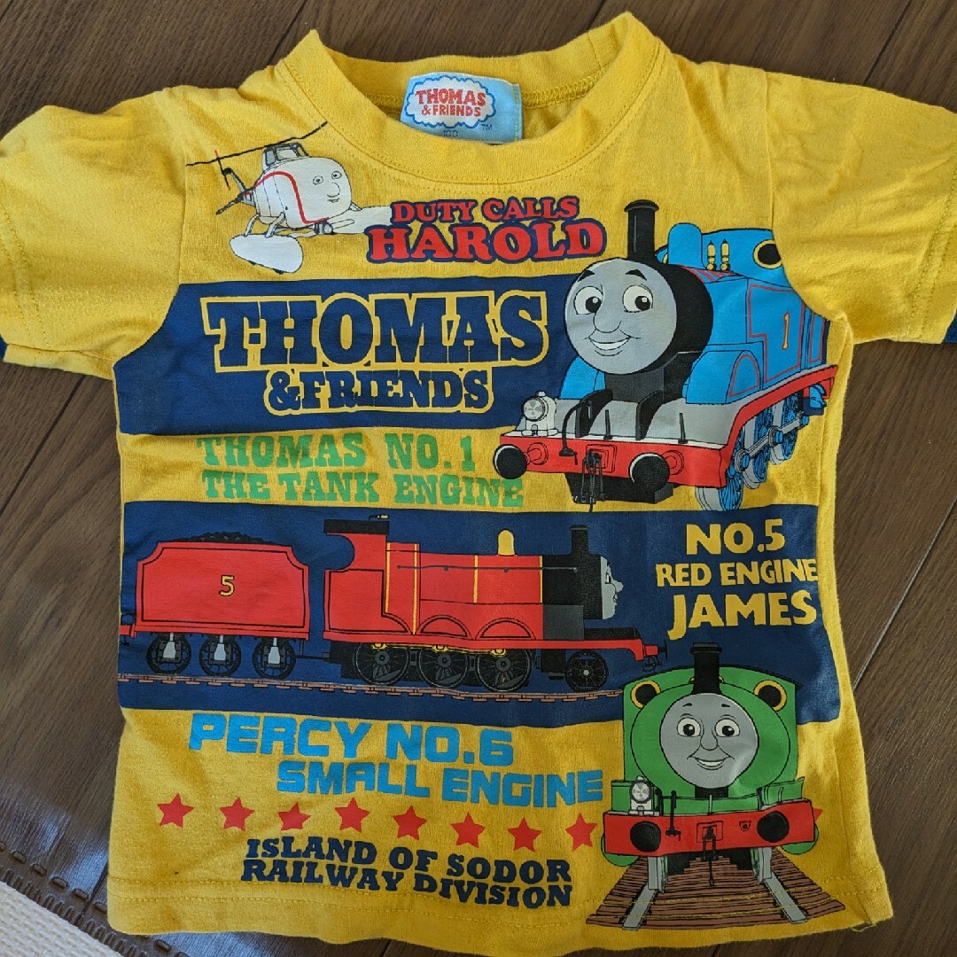 中古　トーマスロンT　100cm キッズ/ベビー/マタニティのキッズ服男の子用(90cm~)(Tシャツ/カットソー)の商品写真