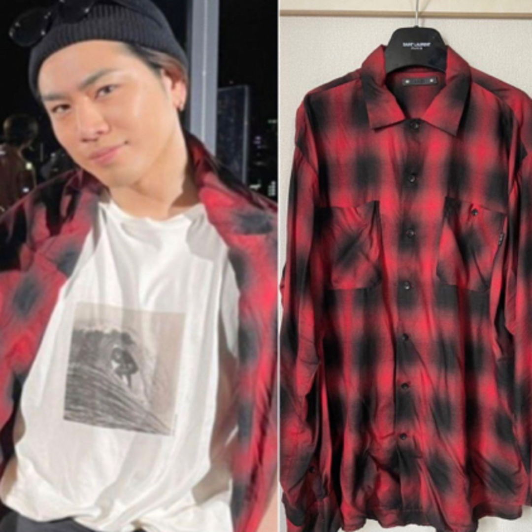 TAKAHIRO着 24karats SURF 誓う チェックシャツ 登坂広臣 TAKAHIRO着 24karats SURF 誓う チェックシャツ 登坂広臣
