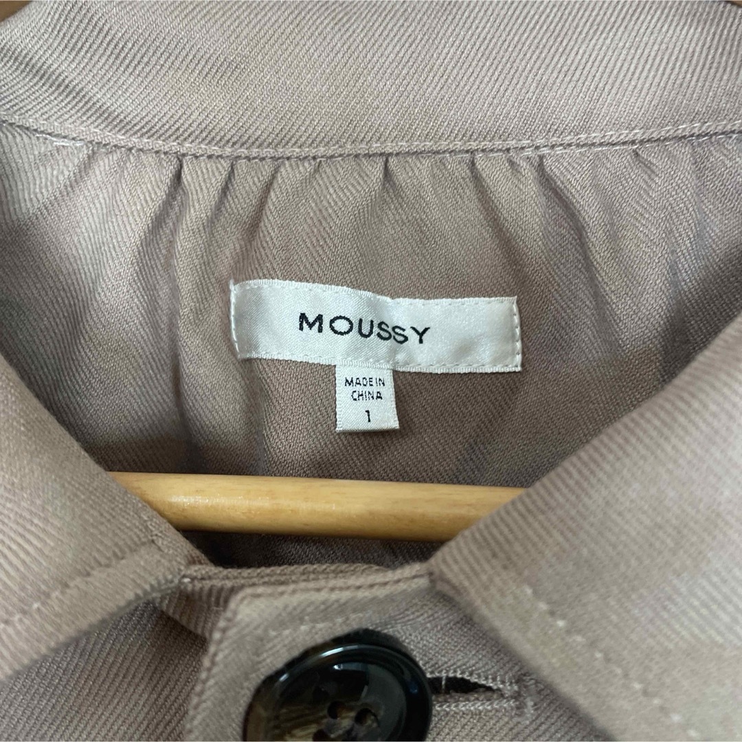 moussy(マウジー)のスプリングコート MOUSSY マウジー チャコール ブラウン レディースのジャケット/アウター(スプリングコート)の商品写真