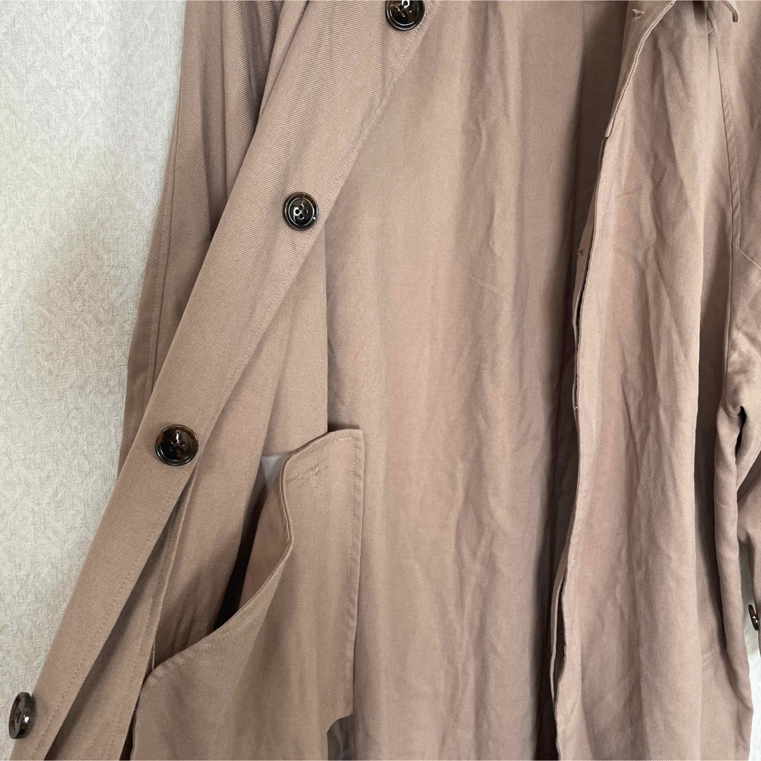 moussy(マウジー)のスプリングコート MOUSSY マウジー チャコール ブラウン レディースのジャケット/アウター(スプリングコート)の商品写真