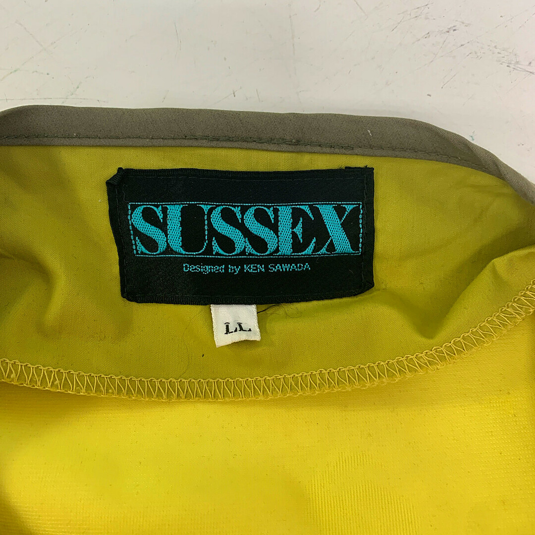 SUSSEX サクセス フィッシングベスト イエローグリーン系 LLサイズ SUSSEX サクセス フィッシングベスト イエローグリーン系 LLサイズ