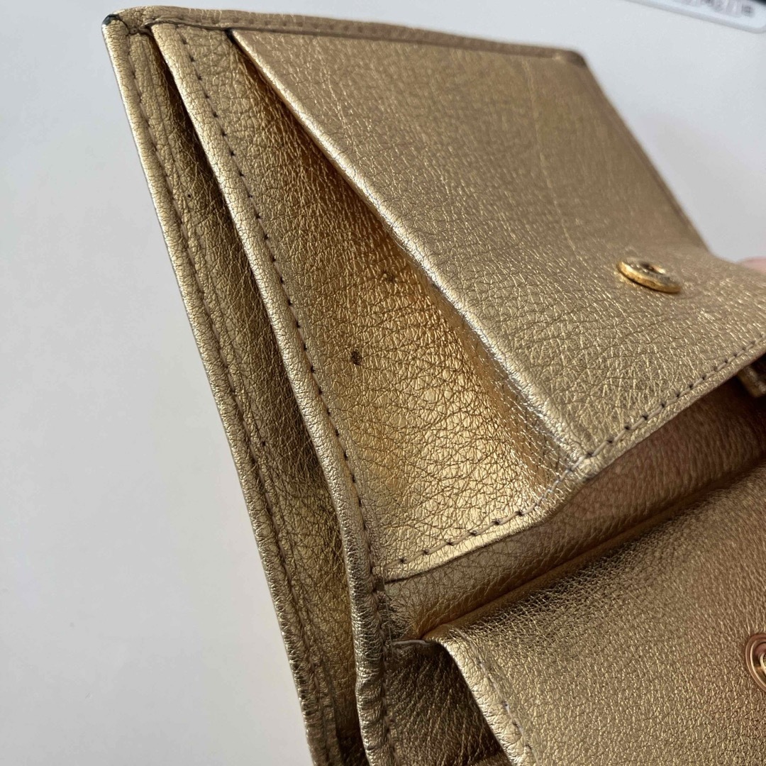 DOLCE&GABBANA - D&G 二つ折り財布 ゴールド ドルチェ DOLCE&GABBANA - D&G 二つ折り財布 ゴールド ドルチェ