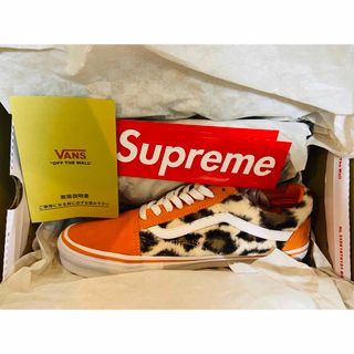 シュプリーム(Supreme)のSupreme Vans Leopard Old Skool Orange(スニーカー)