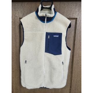 パタゴニア(patagonia)のパタゴニア レトロX ベスト Mサイズ ナチュラル/ネイビー(ベスト)