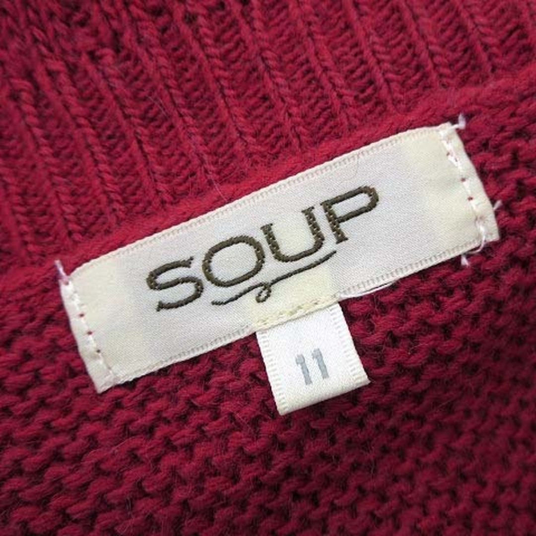 SOUP(スープ)のスープ SOUP ニット セーター ケーブル編み オフタートル 長袖 L 11 レディースのトップス(ニット/セーター)の商品写真