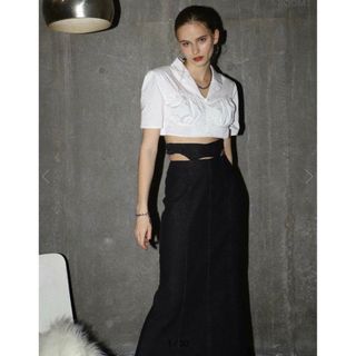 バブルス(Bubbles)のmelt the lady cut out long skirt(ロングスカート)