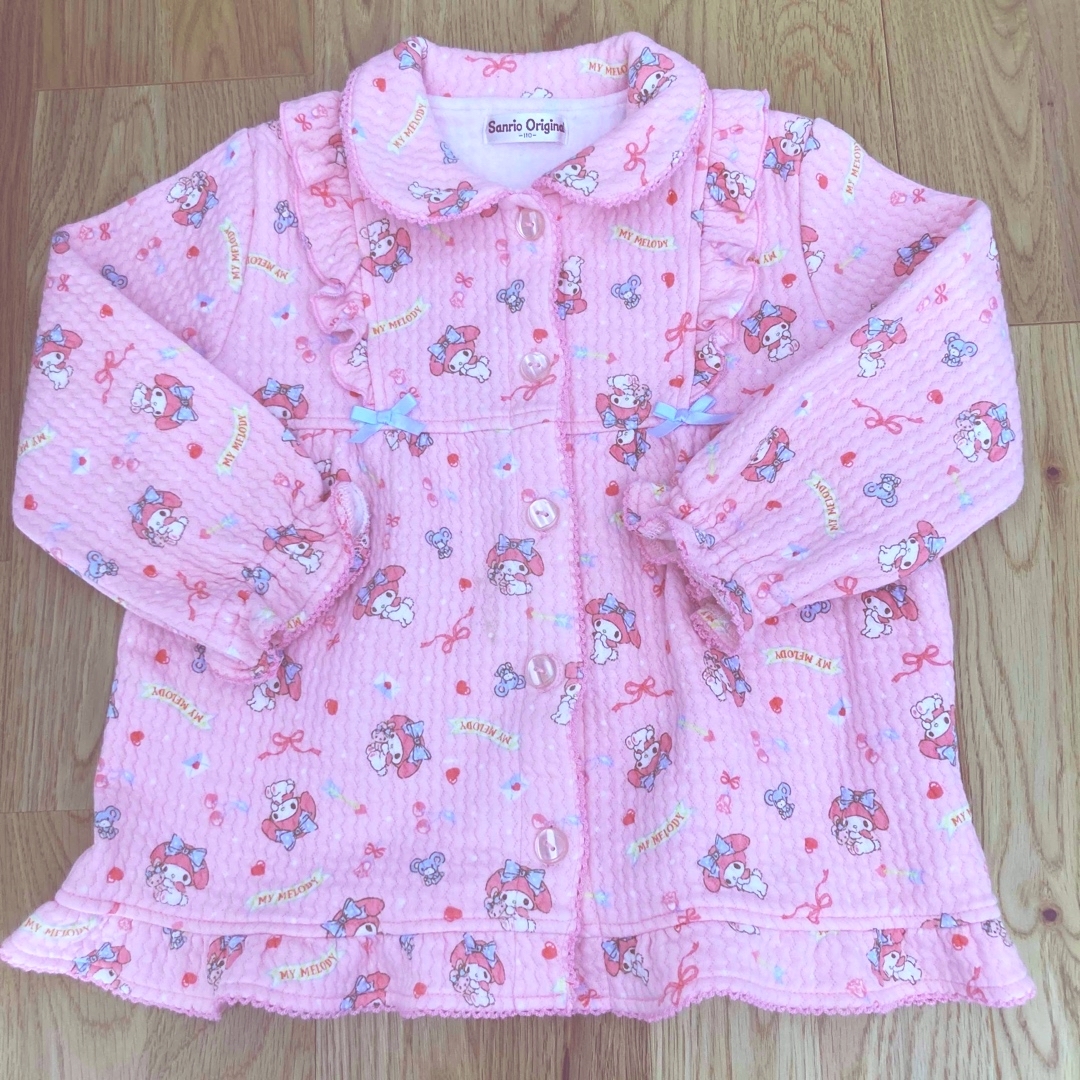 サンリオ(サンリオ)のパジャマ　マイメロディ　110cm キッズ/ベビー/マタニティのキッズ服女の子用(90cm~)(パジャマ)の商品写真