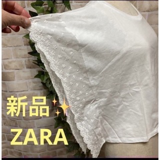 ザラ(ZARA)の感謝sale❤️9250❤️新品✨ZARA⑥❤️可愛いトップス　カットソー(カットソー(半袖/袖なし))