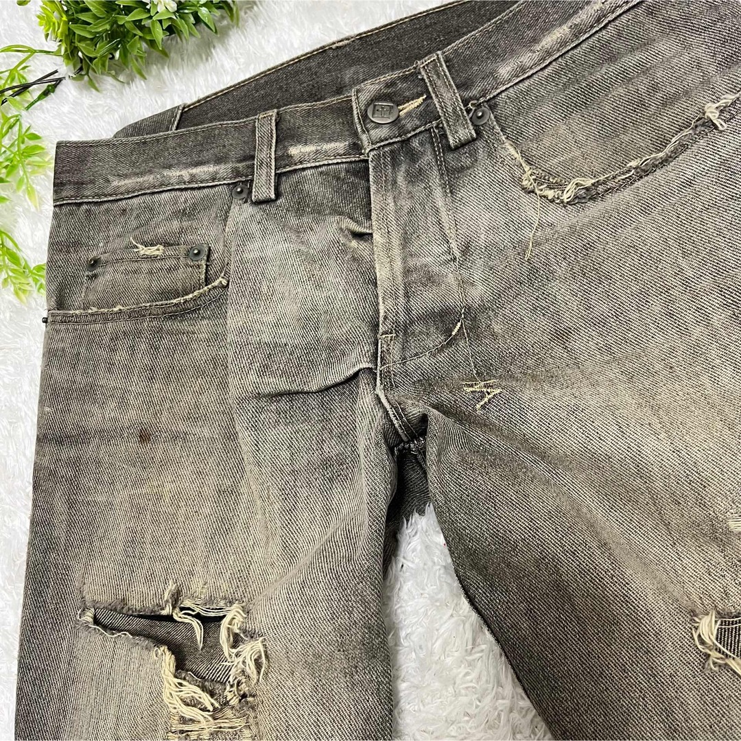 ksubi - KSUBI スビ ダメージ クラッシュ デニムパンツ 加工 ksubi - KSUBI スビ ダメージ クラッシュ デニムパンツ 加工