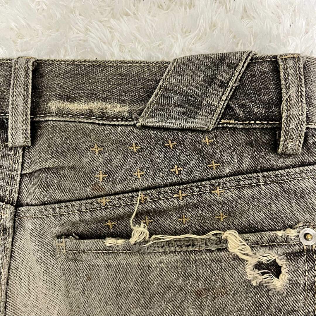 ksubi - KSUBI スビ ダメージ クラッシュ デニムパンツ 加工 ksubi - KSUBI スビ ダメージ クラッシュ デニムパンツ 加工