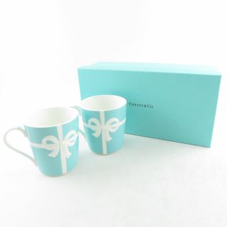 ティファニー(Tiffany & Co.)の未使用 TIFFANY＆Co. ティファニー ブルーボックス マグカップ 2点 ペア SO950T (グラス/カップ)