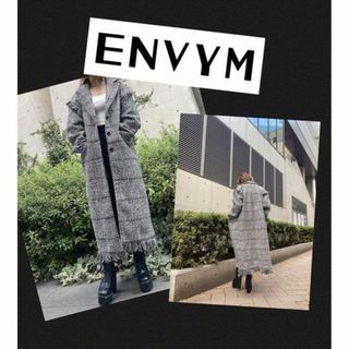 アンビー(ENVYM)の大幅値下げ☆大活躍！値下げ☆‼︎ENVYM♡フリンジロングコート♡(チェスターコート)