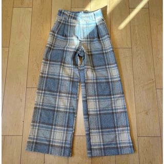 1/15日迄☆vintage h&m check wool pants(カジュアルパンツ)