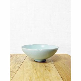 アッシュペーフランス(H.P.FRANCE)の作家作品🍋京都　谷村崇【完売品】青磁輪花鉢　深皿　中鉢　青磁の和食器(食器)