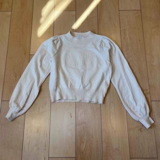 専用 vintage logo cropped knit(ニット/セーター)