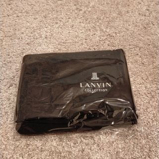 ランバンコレクション(LANVIN COLLECTION)のランバンコレクション　ミニひざ掛け　黒(その他)