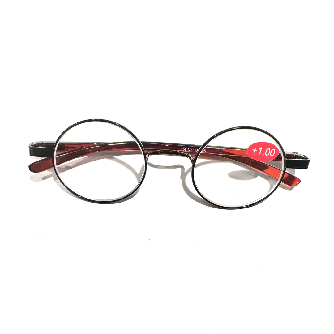 老眼鏡 ＋1.0 丸メガネ　オシャレ　リーディンググラス その他のその他(その他)の商品写真