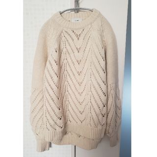 クラネ(CLANE)のCLANE OPENWORK CABLE KNIT サイズ2(ニット/セーター)