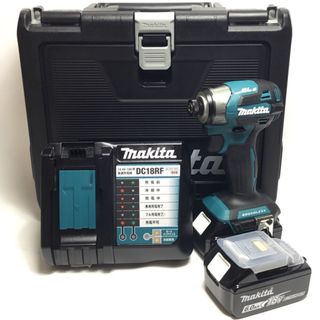 マキタ(Makita)のΘΘMAKITA マキタ インパクトドライバ 未使用品 付属品完備 ⑥ TD173DRGX ブルー(その他)