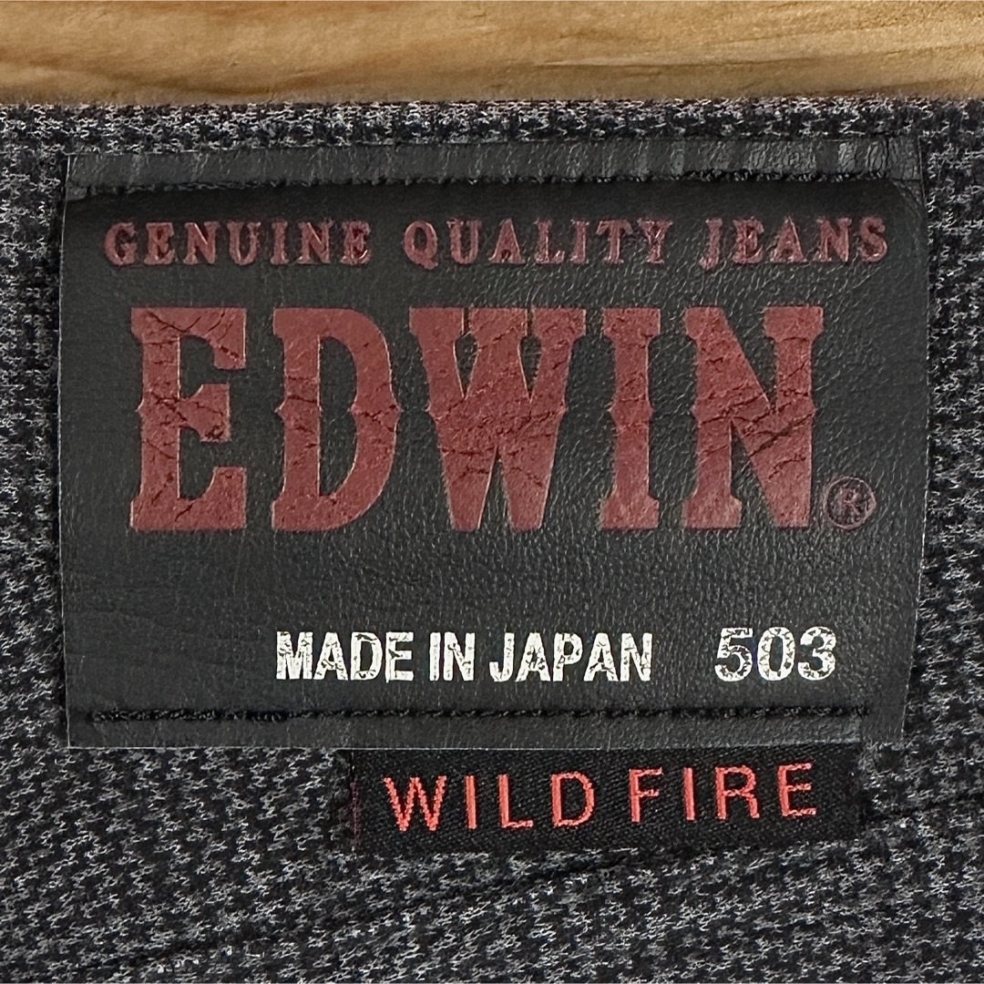 EDWIN(エドウィン)のEDWIN 503 ワイルドファイア 防寒 防風 ストレッチ暖パンツ チェック柄 メンズのパンツ(ワークパンツ/カーゴパンツ)の商品写真