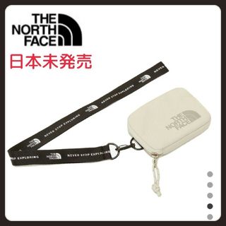 ザノースフェイス(THE NORTH FACE)のノースフェイスTHENORTHFACEネックストラップウォレットポーチクリーム(コインケース)