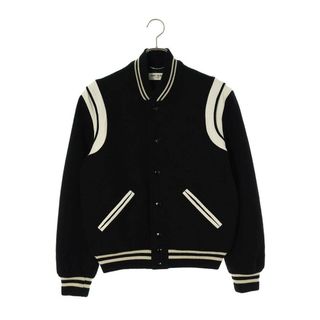 サンローラン(Saint Laurent)のサンローランパリ  テディ/354718 YYL80 レザートリムスタジャンブルゾン メンズ 46(ブルゾン)