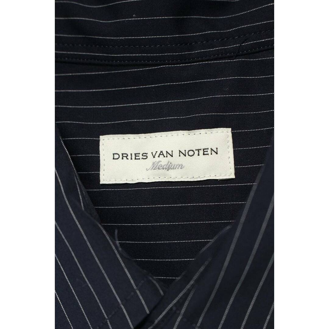 DRIES VAN NOTEN(ドリスヴァンノッテン)のドリスヴァンノッテン  232-020727-7326-509 M.W.SHIRT ストライプ柄オーバーサイズ長袖シャツ メンズ M メンズのトップス(シャツ)の商品写真