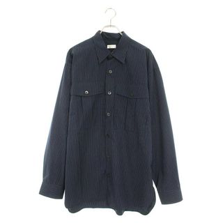 ドリスヴァンノッテン(DRIES VAN NOTEN)のドリスヴァンノッテン  232-020727-7326-509 M.W.SHIRT ストライプ柄オーバーサイズ長袖シャツ メンズ M(シャツ)