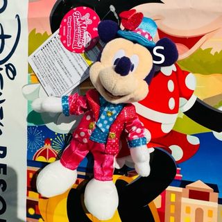 ミッキーディズニー ミッキー ミニー パルパルーザ ぬいぐるみバッジ