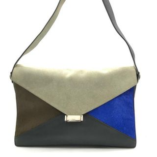 セリーヌ(celine)のCELINE セリーヌ ダイヤモンド クラッチ ショルダー バッグ 良品 A1126(ショルダーバッグ)