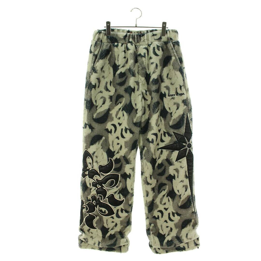 メンズクシコック KUSIKOHC  PATTERN FLEECE PANTS パターンフリースロングパンツ メンズ L