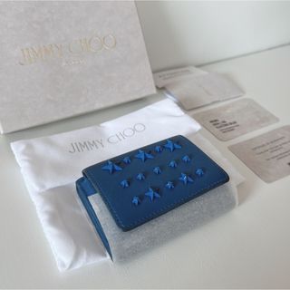 ジミーチュウ(JIMMY CHOO)の国内正規品Jimmy Choo(ジミーチュウ )ブルー三つ折り財布(財布)