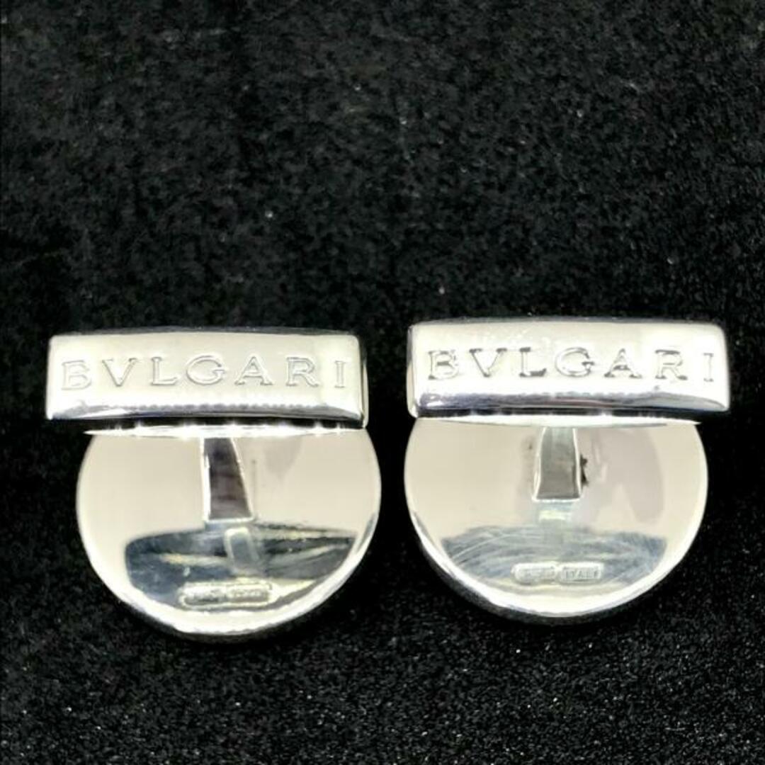 BVLGARI(ブルガリ)のBVLGARI ブルガリ オニキス カフス カフリンクス カフスボタン SV925 GM2603 メンズのアクセサリー(その他)の商品写真