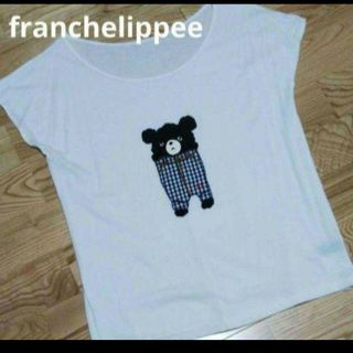 フランシュリッペ(franche lippee)のフランシュリッペブラック☆ノースリーブ カットソー Tシャツ(Tシャツ(半袖/袖なし))