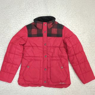 エディーバウアー(Eddie Bauer)の美品 エディーバウアー 切り替え キルティング コーデュロイ 中綿ジャケット S(ダウンジャケット)