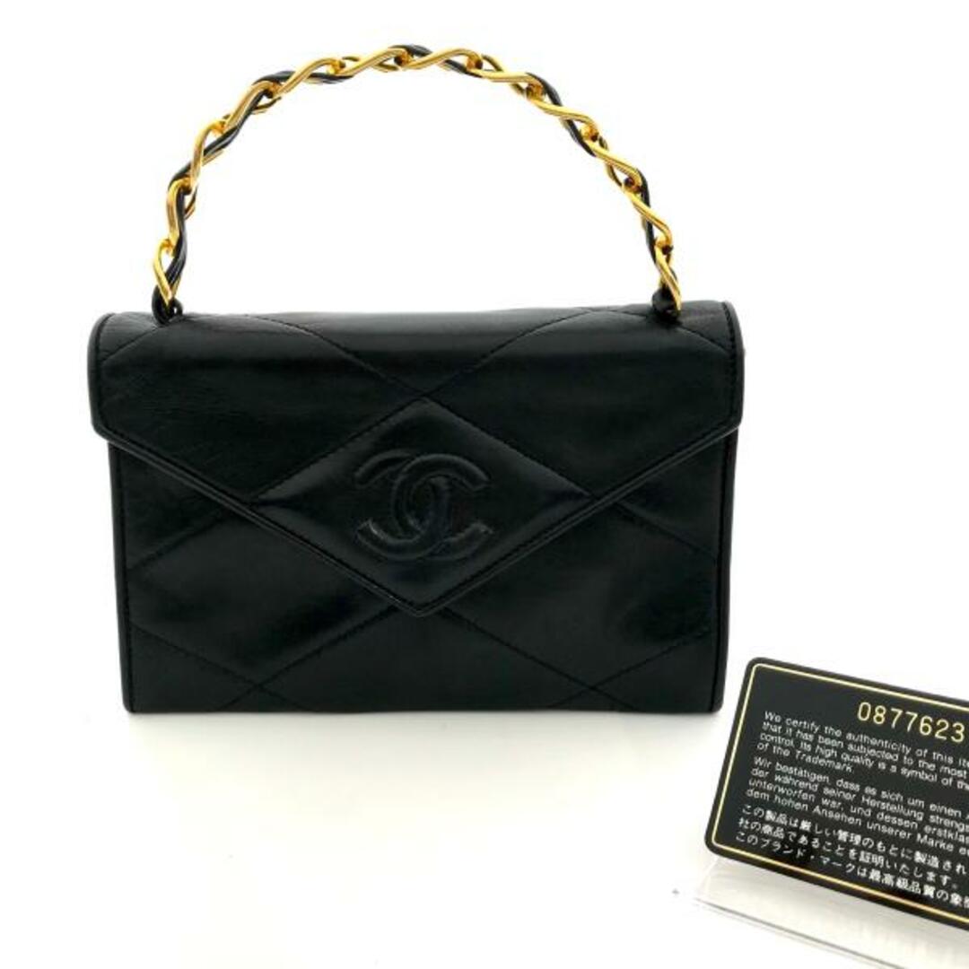 バッグCHANEL シャネル チェーン ハンド バッグ ココマーク ブラック 良品 M10373