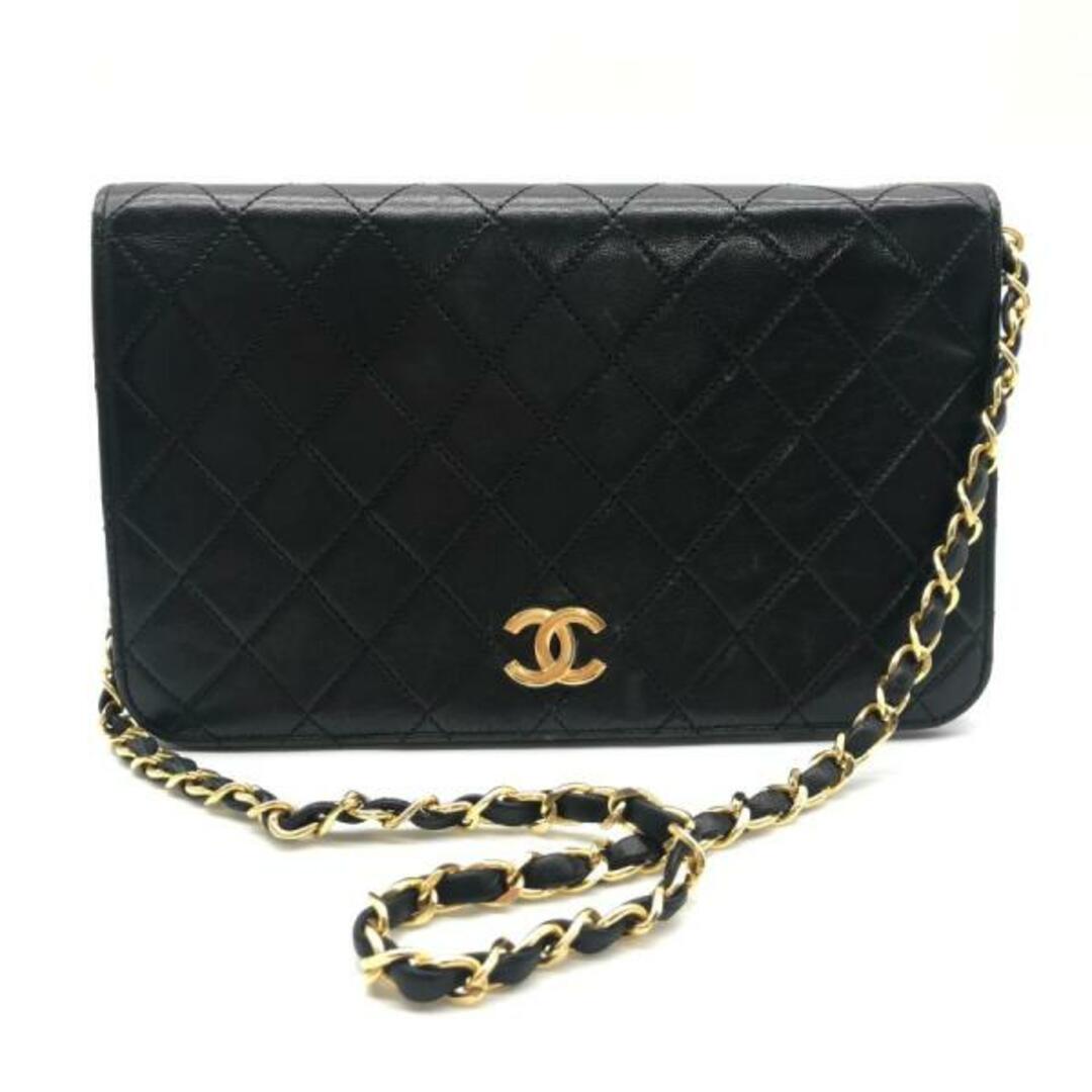 ショルダーバッグCHANEL シャネル ココマーク マトラッセ プッシュロック チェーン ショルダー バッグ ブラック 良品 M10950