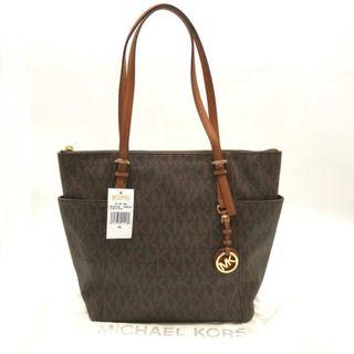 マイケルコース(Michael Kors)の展示品 MICHAEL KORS マイケルコース MKロゴ シグネチャー トート バッグ ブラウン系 m11293(トートバッグ)