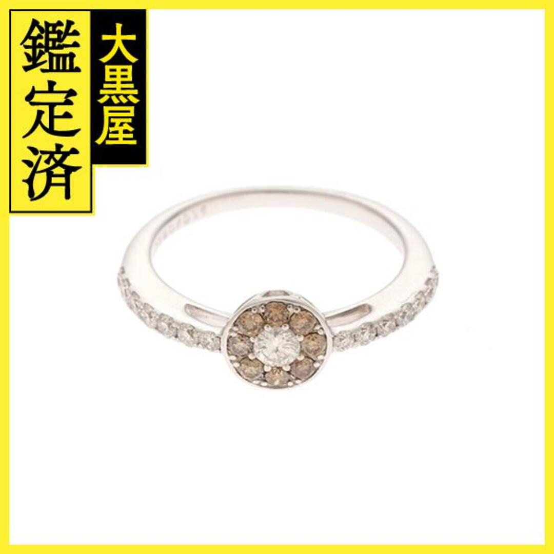 アクセサリーJEWELRY　ジュエリー　リング　K18WG　ダイヤモンド　＃13【472】H