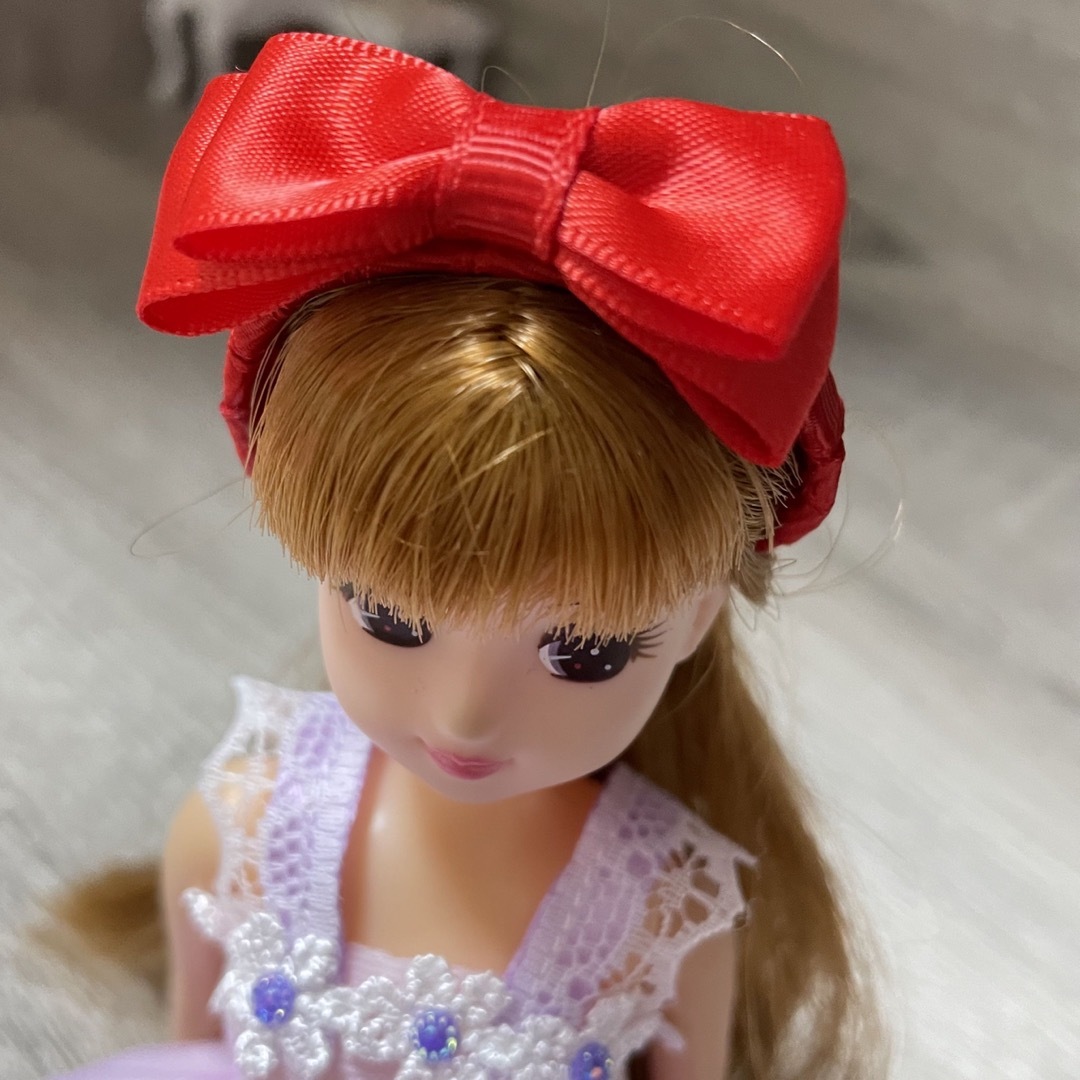 リカちゃん　カチューシャ　5点セット ハンドメイドのぬいぐるみ/人形(人形)の商品写真