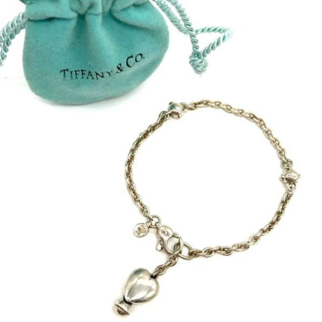 TIFFANY & Co. ティファニー ハート ブレスレット バングル SV925 シルバー アクセサリー 良品 M11865レディース