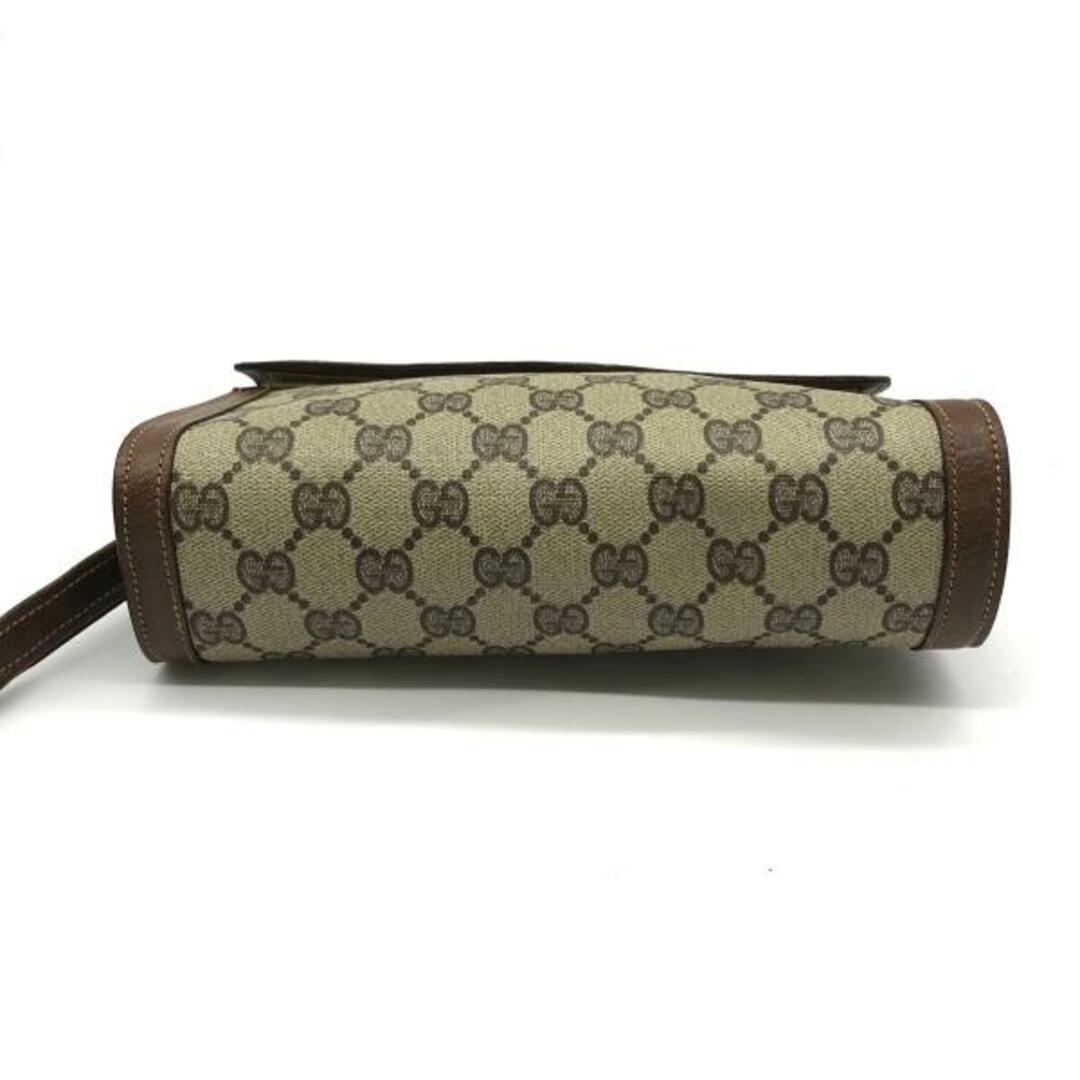 Gucci(グッチ)のGUCCI グッチ GG ロゴ金具 クラッチ セカンド バッグ 茶色 M12015 レディースのバッグ(クラッチバッグ)の商品写真