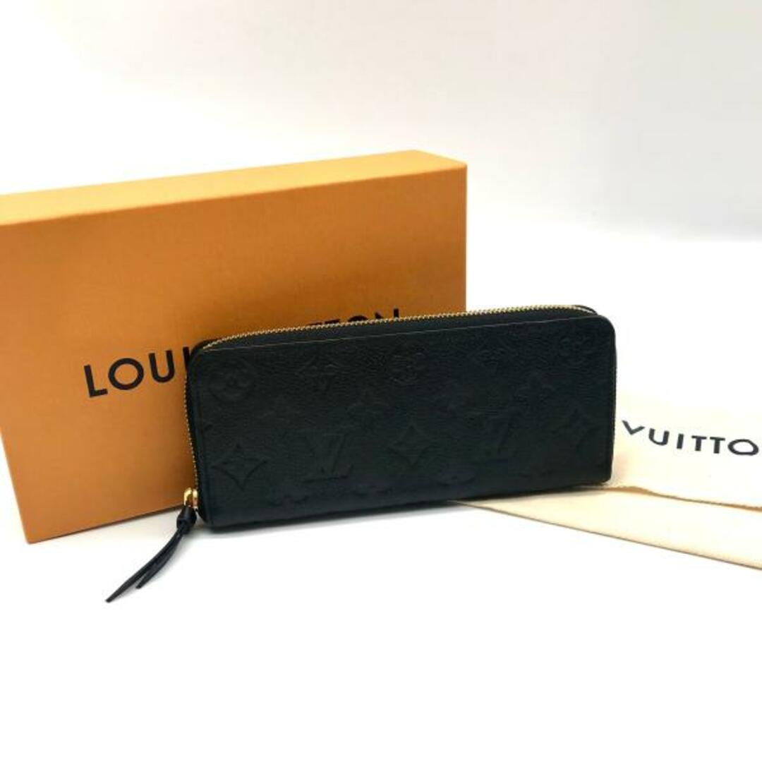 LOUIS VUITTON(ルイヴィトン)の美品 LOUIS VUITTON ルイヴィトン モノグラム アンプラント ジッピー ウォレット 長財布 ブラック ｍ12402 レディースのファッション小物(財布)の商品写真