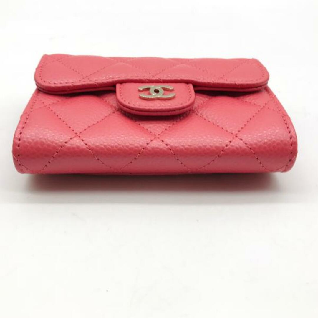 CHANEL(シャネル)の超美品 CAHNEL シャネル キャビアスキン 二つ折り 財布 コインケース 小銭入れ ピンク m12631 レディースのファッション小物(財布)の商品写真